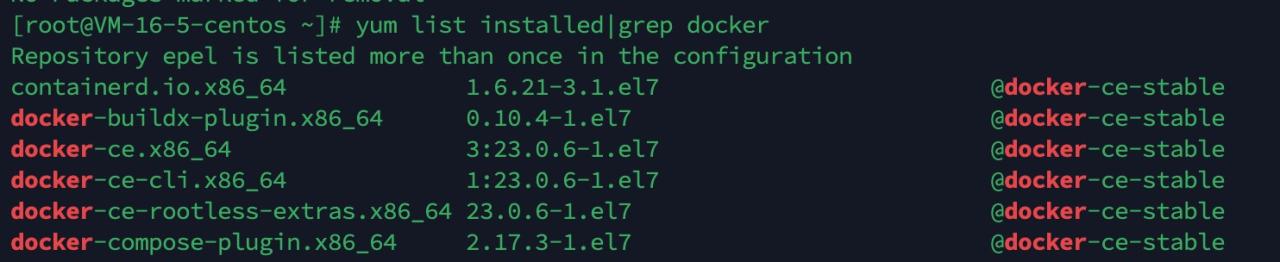【转载】CentOS 服务器彻底卸载 Docker 的方法